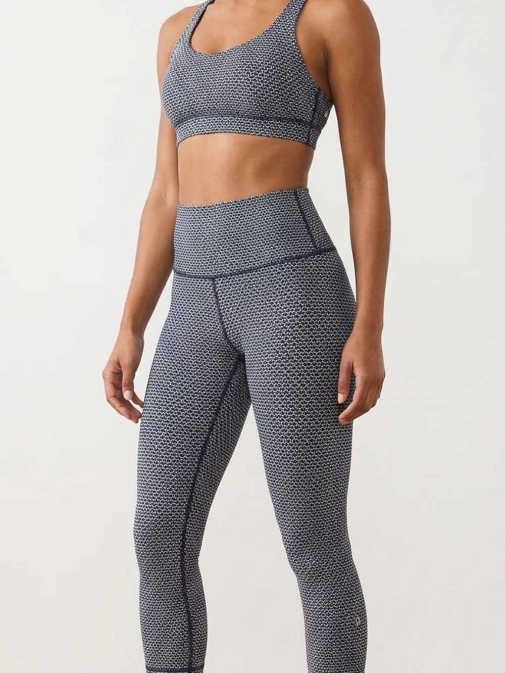 lululemon athletica Black and White Patterned Leggings with Tag